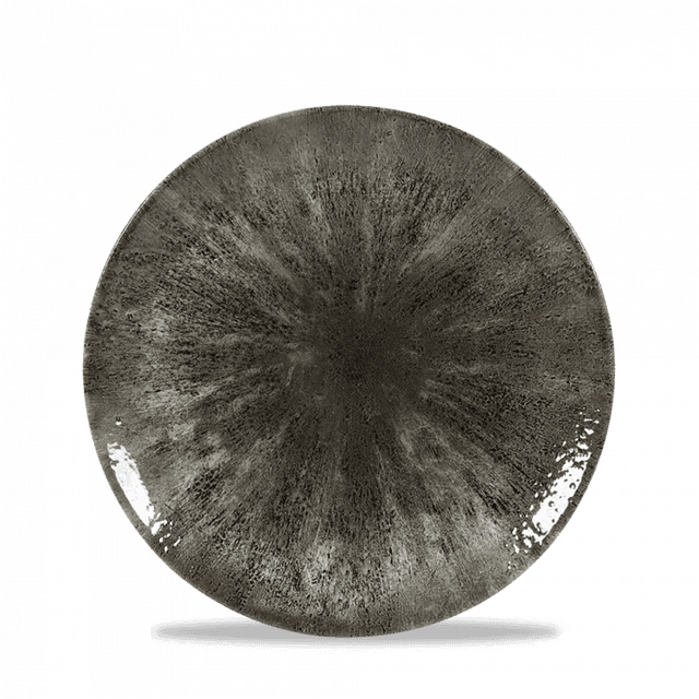 Churchill Studio Prints Stone Coupebord plat - Ø217mm - Quartz Black