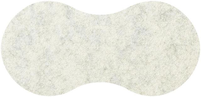 Daff Fiberixx Onderzetter twin - 230x110mm - Beige Melange