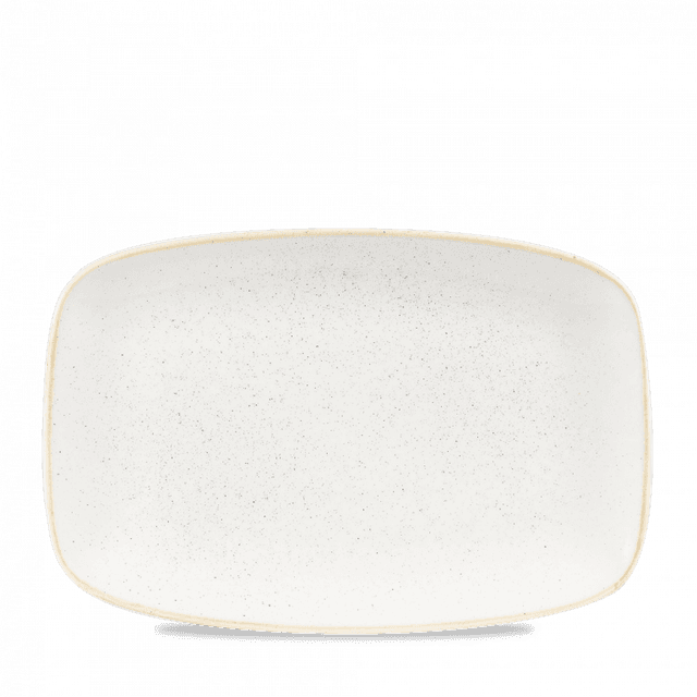 Churchill Stonecast Bord plat langwerpig - 300x199mm - Barley White