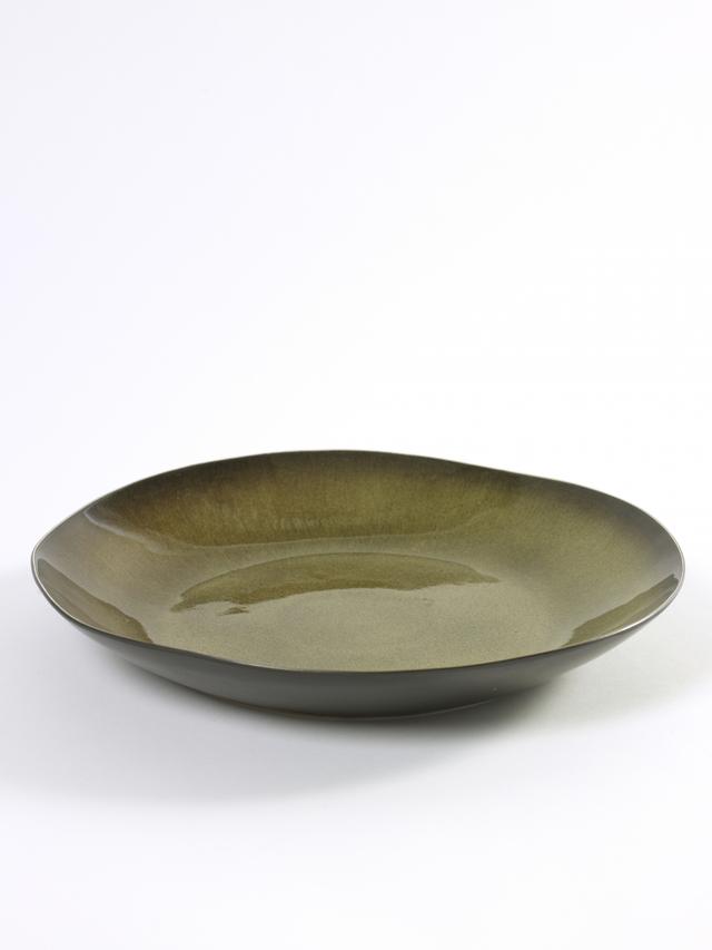 Serax Pure Serveerschaal rond - Ø320mm - H 50mm - Groen