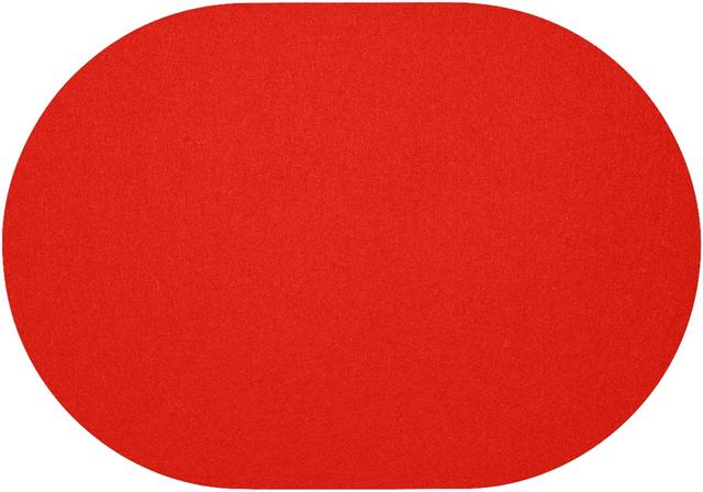 Daff Wollfilz Placemat ovaal - 340x420mm - Fire