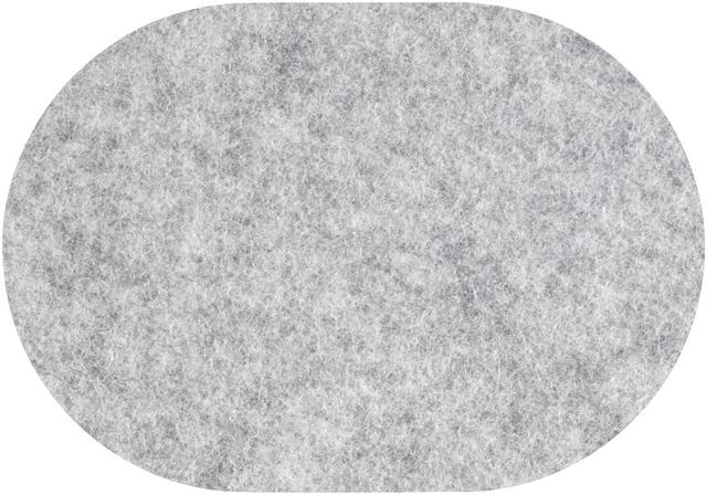 Daff Wollfilz Placemat ovaal - 340x420mm - Frost Melange