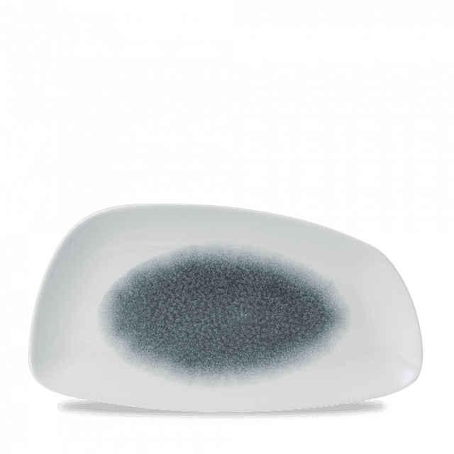 Churchill Studio Prints Raku Bord plat geo - 350x185mm - Topaz Blue