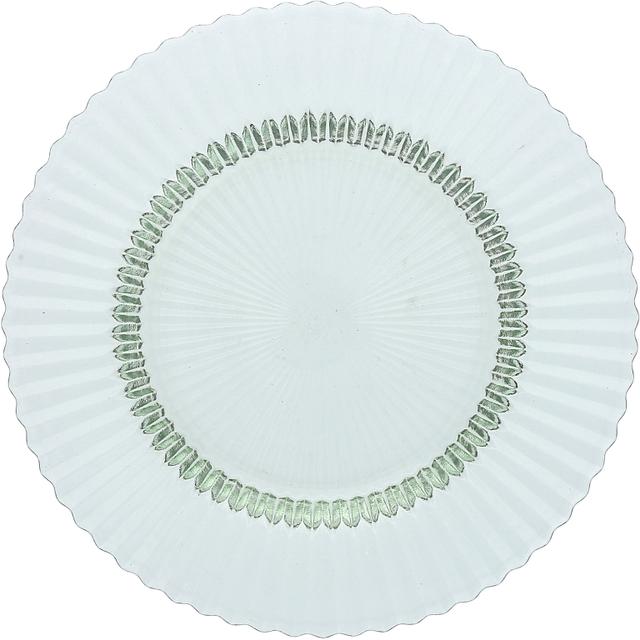 Fortessa Archie Bord plat glas - Ø215mm - Groen