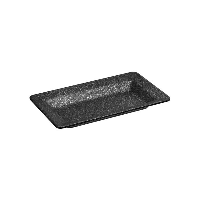 APS Dienblad 1/4GN Frostfire - 265x162x30mm - Zwart/zilver