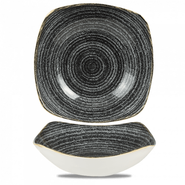 Churchill Studio Prints Homespun Schaal vierkant - 235x235mm - Charcoal Black