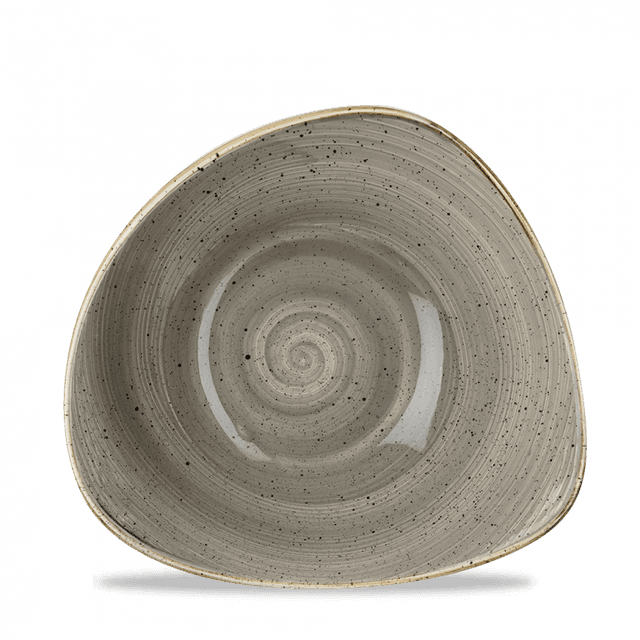 Churchill Stonecast Schaal driehoek - B 185mm - Peppercorn Grey