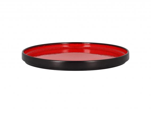 RAK Fire Bord plat met opstaande rand/deksel FRNODP27RD - Ø270mm - Red