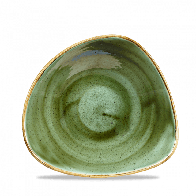 Churchill Stonecast Schaal driehoek - B 235mm - Samphire Green