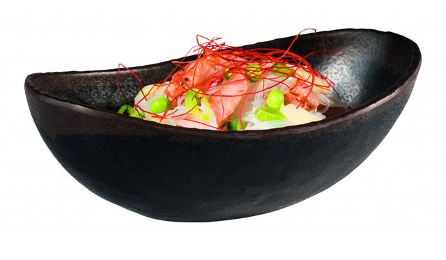 APS Schaal Marone - 165x100x55mm - Zwart/bruin