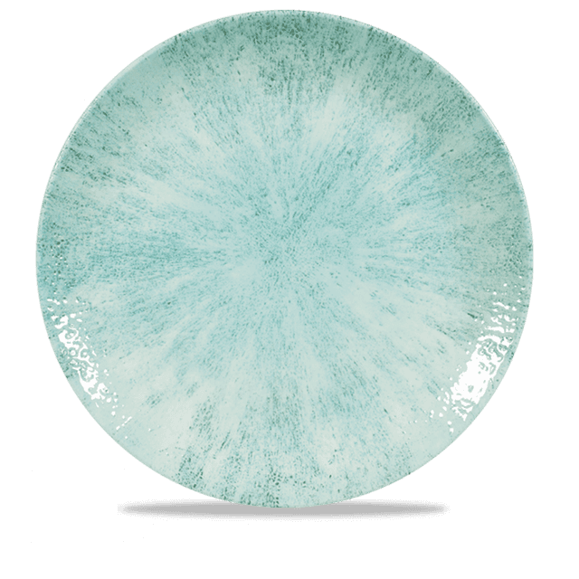 Churchill Studio Prints Stone Coupebord plat - Ø288mm - Aquamarine