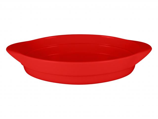 RAK Chef's Fusion Schaal ovaal zonder deksel - 372x250x60mm - Bright red