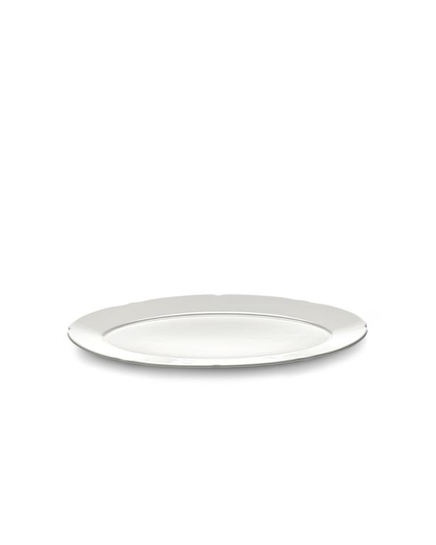 Serax Silhouette Bord ovaal M - 245x150x14mm - Wit