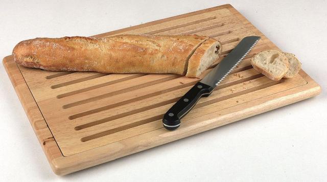 APS Broodsnijplank Rubberwood - 325x530x25mm