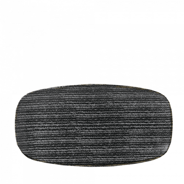 Churchill Studio Prints Homespun Bord plat langwerpig - 355x189mm - Charcoal Black