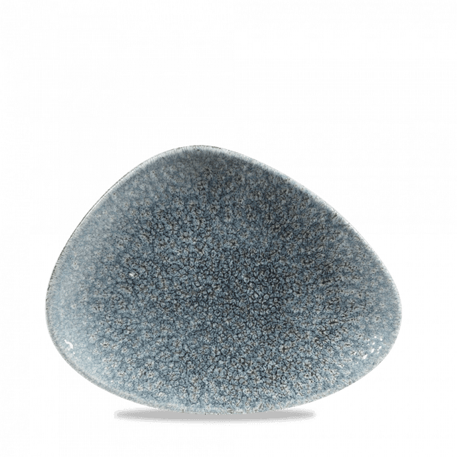 Churchill Studio Prints Raku Bord plat driehoek - 200x150mm - Topaz Blue