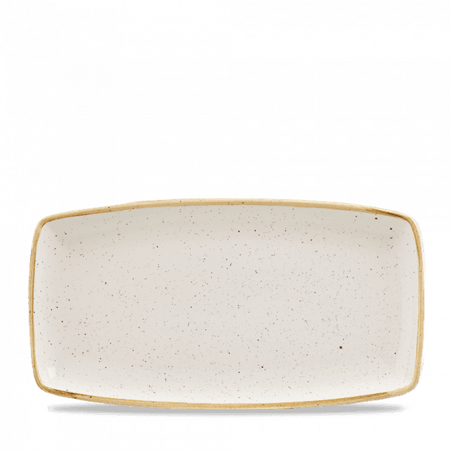 Churchill Stonecast Bord plat langwerpig - 345x185mm - Barley White