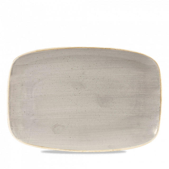 Churchill Stonecast Bord plat langwerpig - 300x199mm - Peppercorn Grey