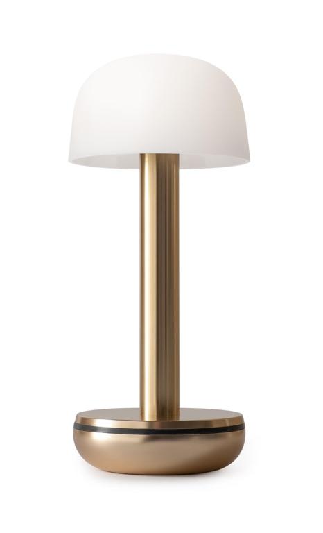 Humble Two Tafellamp - Gold Frosted Glass