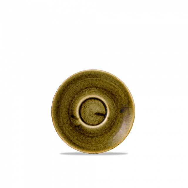 Churchill Stonecast Plume Schotel voor espressokopje - Ø118mm - Olive