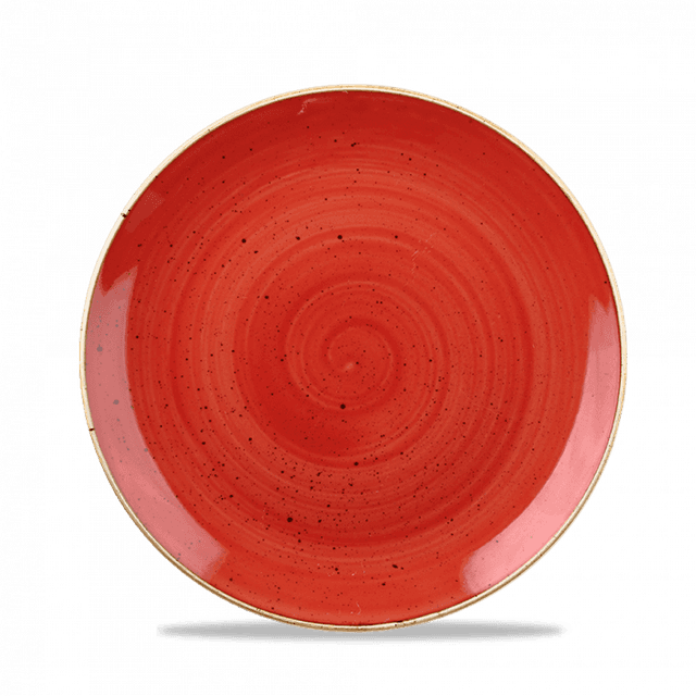 Churchill Stonecast Coupebord diep - Ø248mm - 1.14Ltr - Berry Red