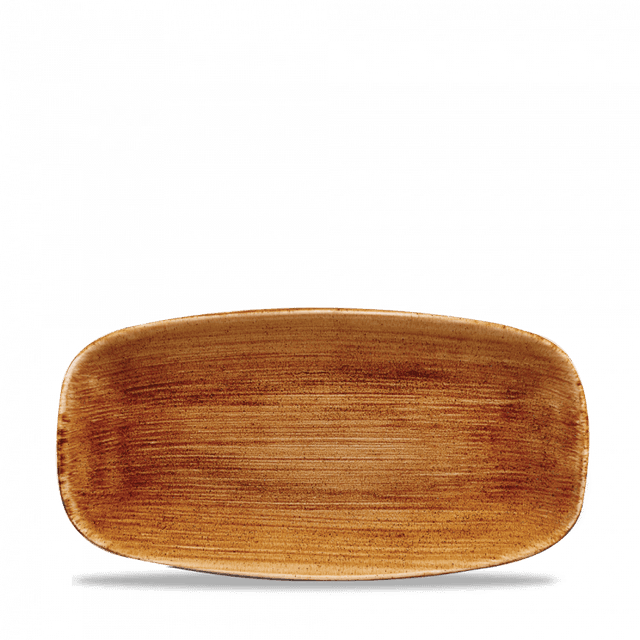 Churchill Stonecast Patina Bord plat langwerpig - 298x153mm - Vintage Copper