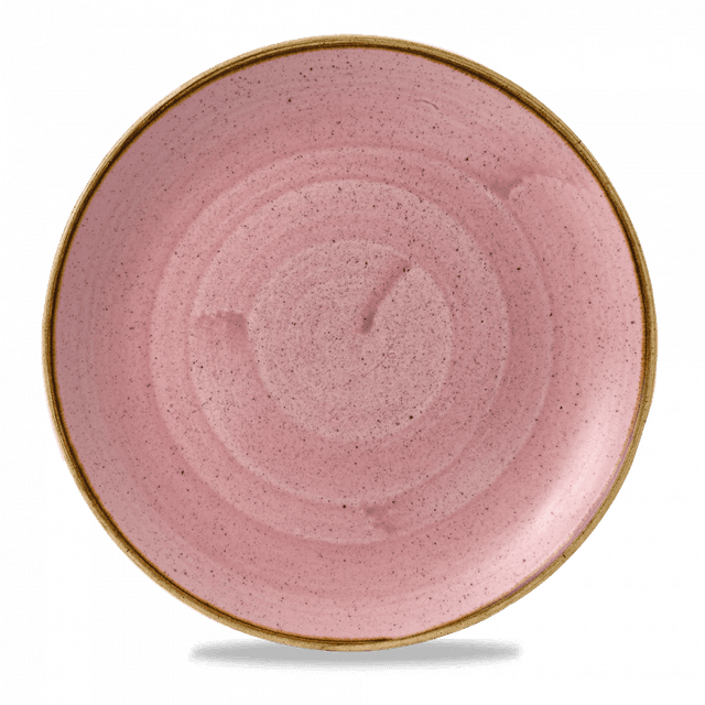 Churchill Stonecast Coupebord plat - Ø260mm - Petal Pink