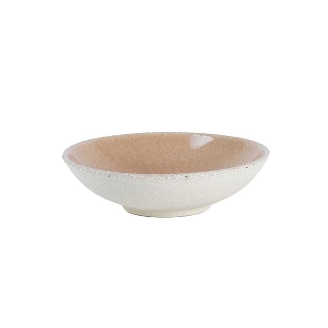 Jars Garrigue Bord diep S - Ø200mm - H 55mm - Peche blanche