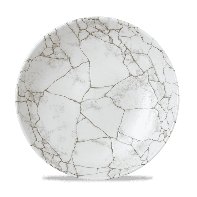 Churchill Studio Prints Kintsugi Coupebord diep - Ø248mm - 1.14Ltr - Agate Grey