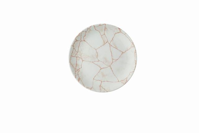 Churchill Studio Prints Kintsugi Coupebord plat - Ø217mm - Coral