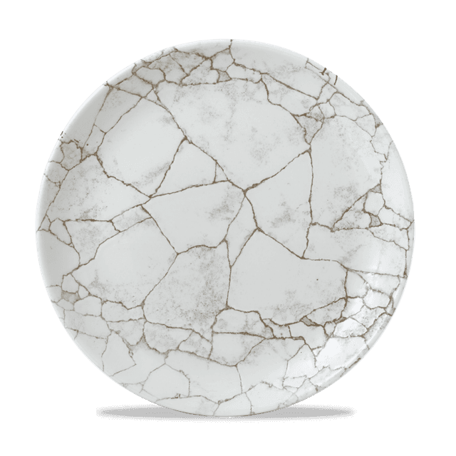 Churchill Studio Prints Kintsugi Coupebord plat - Ø288mm - Agate Grey