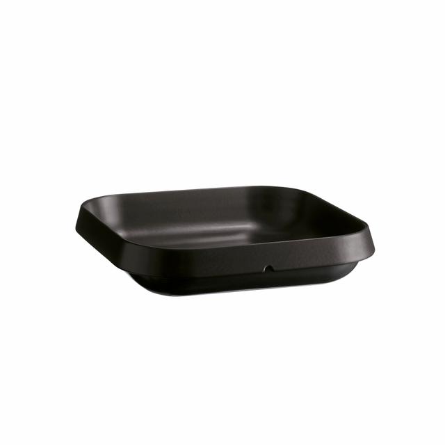 Emile Henry Welcome Schaal vierkant - 300x300x65mm - Gris anthracite