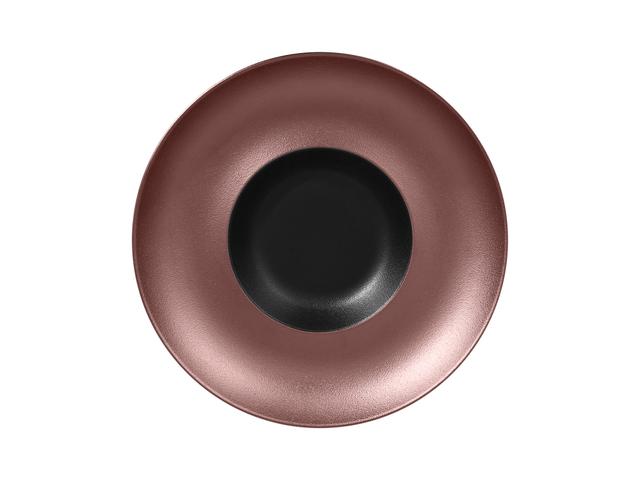 RAK Metalfusion Gourmet bord diep - Ø290mm - Black/bronze