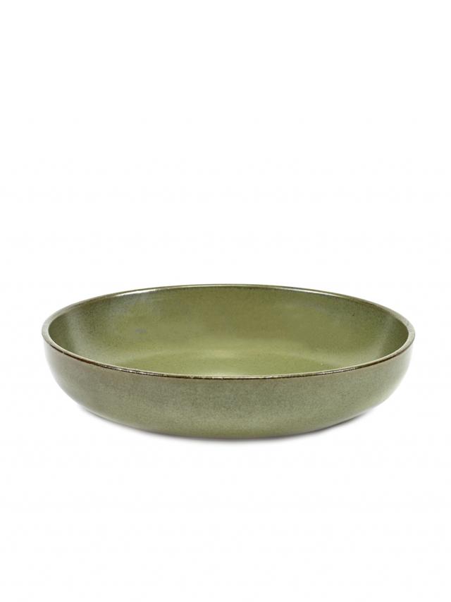 Serax Surface Bord diep M - Ø190mm - H 40mm - Camogreen