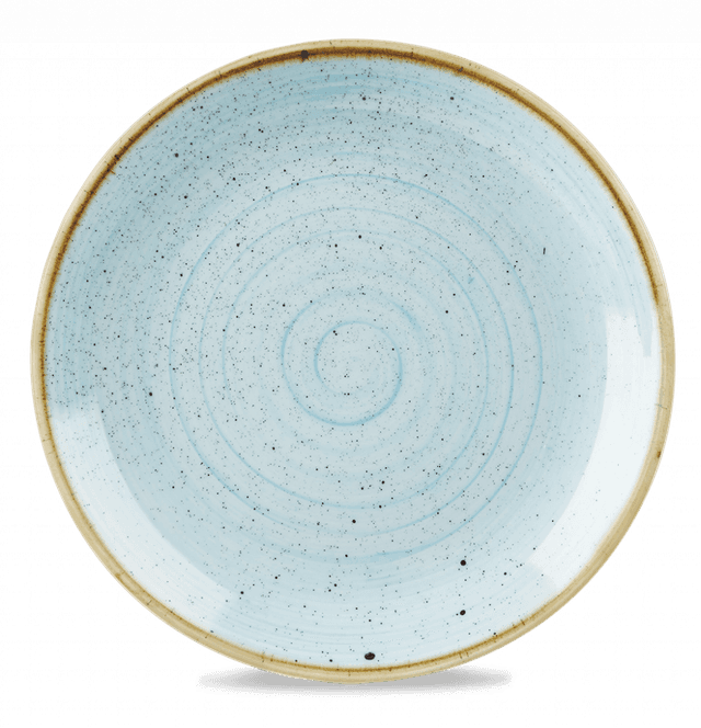 Churchill Stonecast Coupebord plat - Ø324mm - Duck Egg Blue