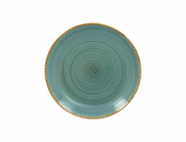 RAK Twirl Coupebord plat - Ø240mm - Lagoon