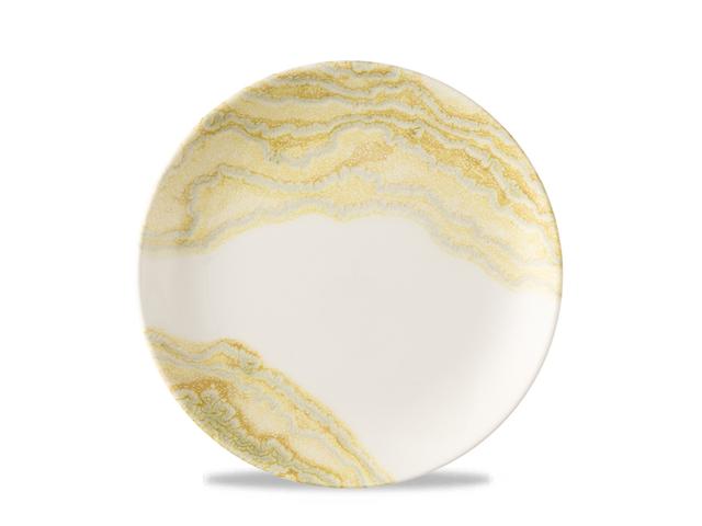 Churchill Tide Coupebord plat - Ø217mm - Gold