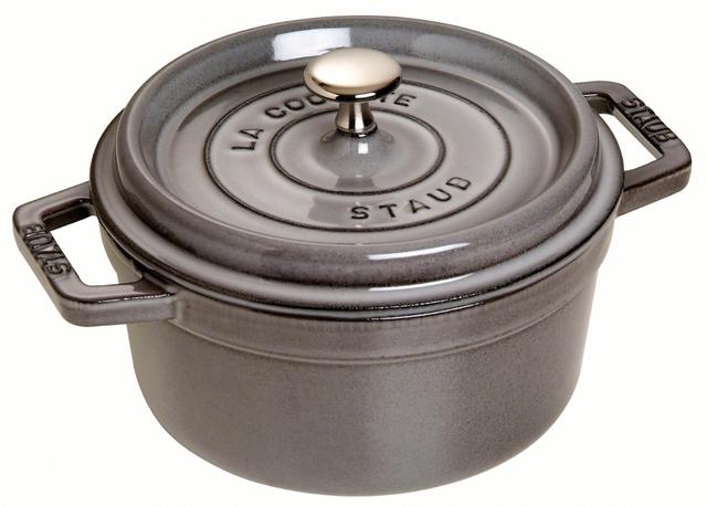 Staub Cocotte rond - Ø220mm - Grafietgrijs