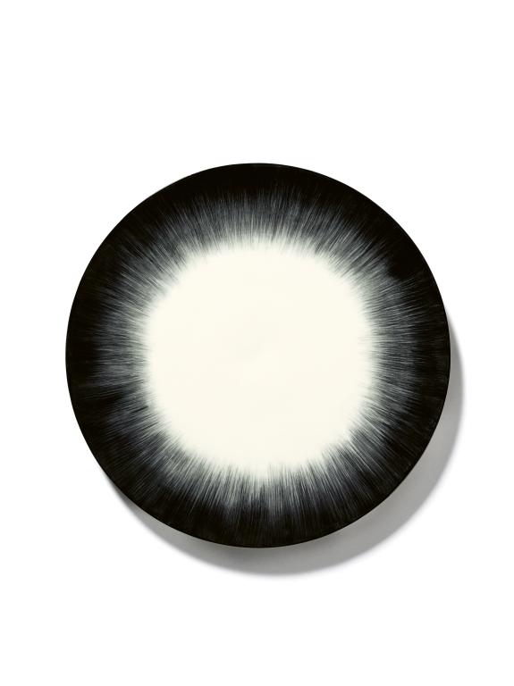 Serax Dé Bord var 5 - Ø240mm - Offwhite/black