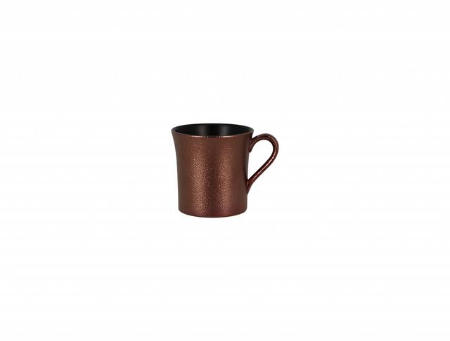 RAK Metalfusion Koffiekop met reliëf - 0.2Ltr - Black/bronze