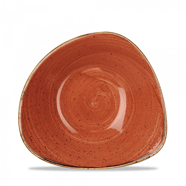 Churchill Stonecast Schaal driehoek - B 235mm - Spiced Orange