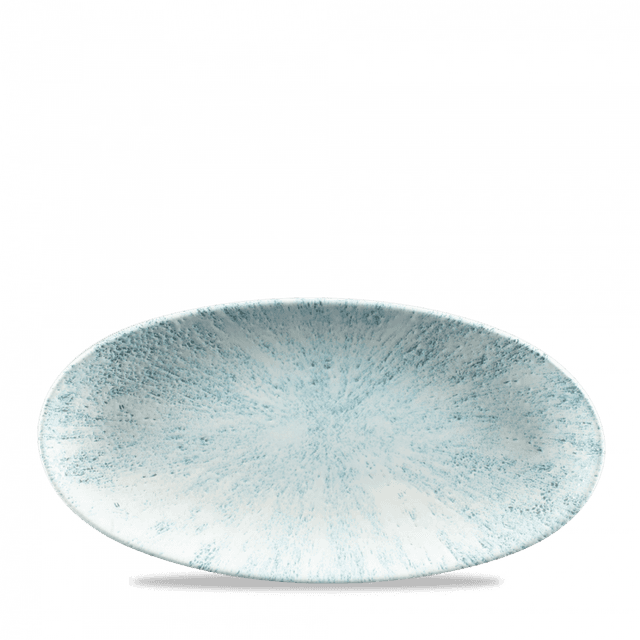 Churchill Studio Prints Stone Bord plat ovaal - 299x150mm - Aquamarine