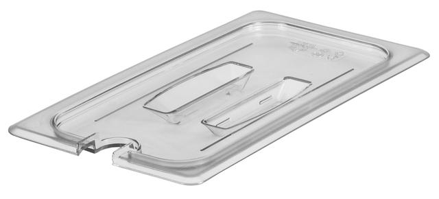 Cambro Deksel met lepeluitsparing en greep 1/3 GN - Clear