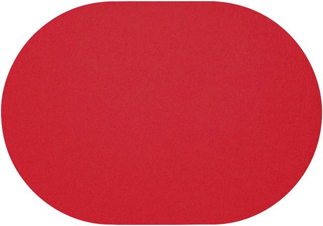 Daff Wollfilz Placemat ovaal - 340x420mm - Cherry