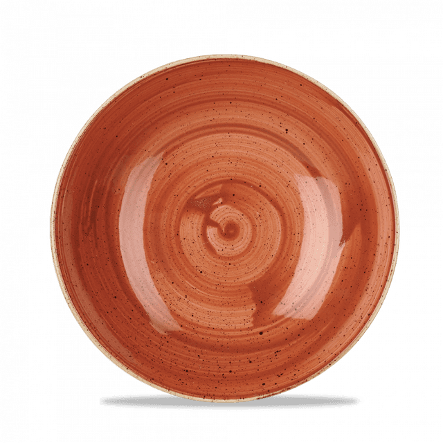 Churchill Stonecast Coupebord diep - Ø248mm - 1.14Ltr - Spiced Orange