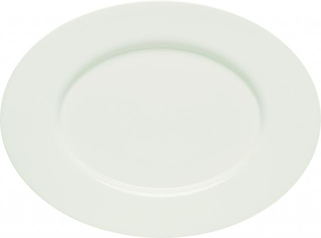 Bauscher Purity Schaal ovaal met rand - 237x175x21mm