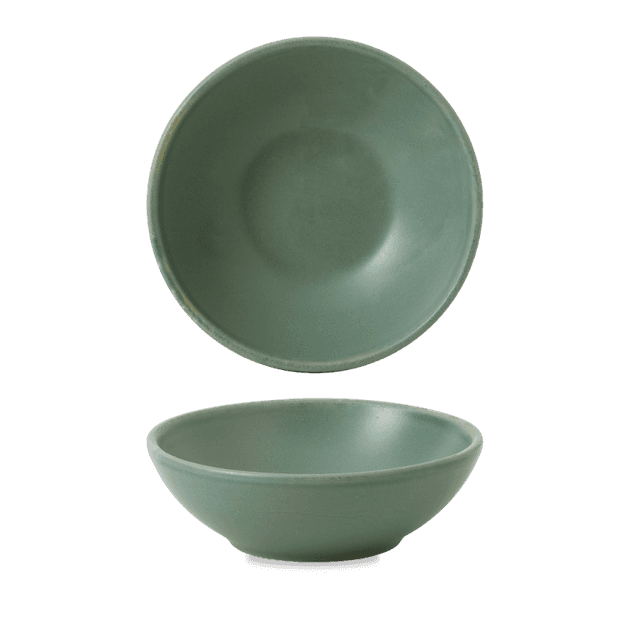 Churchill Nourish Schaal ondiep - Ø116mm - 0.2Ltr - Andorra Green
