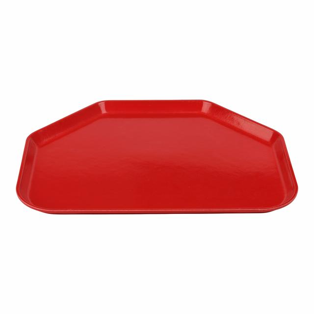 Cambro Camtray trapezium - 457x355mm - Cambro Red