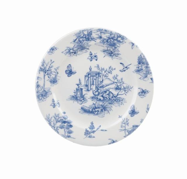 Churchill Vintage Prints Bord plat met decor - Ø210mm - Prague toile