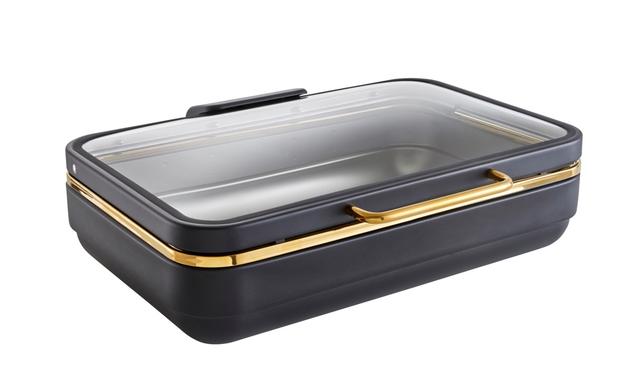 HEPP Excellent Chafing dish GN 2/3 - 375x450x190mm - Zwart/Goud